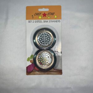 CHEF STAR 2PC SINK STRAINER