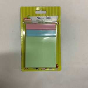 WISE KIDS STICK ON NOTES AST SIMPLIFY 24/3 PK