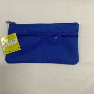 WISE KIDS BLUE FLAT PENCIL CASE