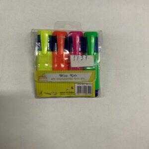 WISE KIDS 4PC HIGHLIGHTER SET
