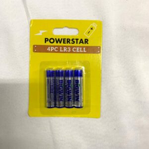 POWERSTAR LR3 CELL 4PC (AAA)