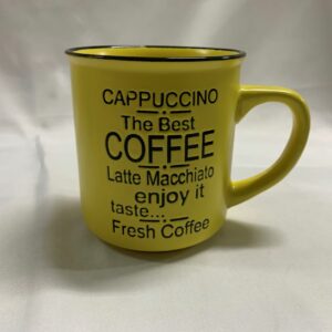 CAPPUCCINO MUG YELLOW