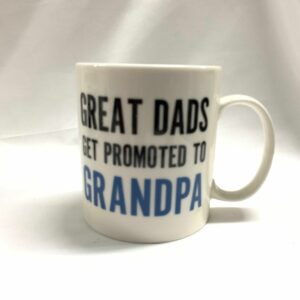 PROMOTED TO GRANDPA MUG