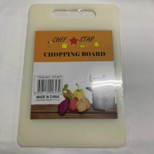CHEF STAR WHITE CUTTING BOARD