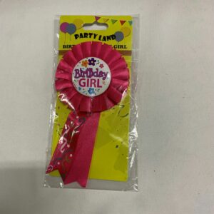 BIRTHDAY GIRL BADGE