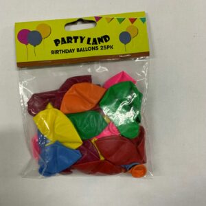 PARTYLAND BIRTHDAY BALLOON 25PK