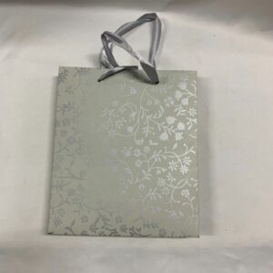 PARTYLAND GIFT BAG- SILVER(NO GLITTER) (M)
