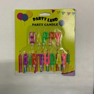 PARTYLAND “HAPPY BIRTHDAY” CANDLE