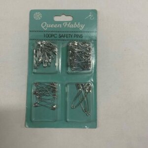 QUEEN HABBY 100PC SAFETY PINS