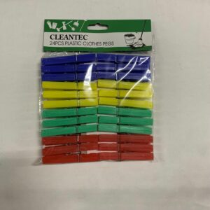 PLASTIC CLOTHES PEGS 25PC