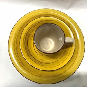 YELLOW DINNER SET