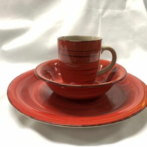 RED DINNER SET 12PC