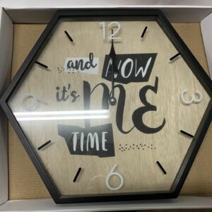 HEXAGON WALL CLOCK