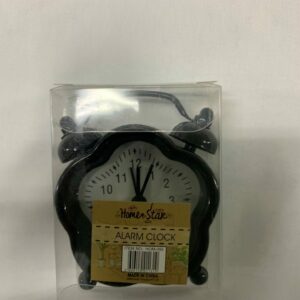 BLACK ALARM CLOCK