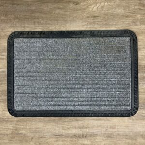 RUBBER & GREY DOOR MAT