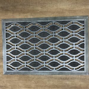 SILVER DESIGN RUBBER DOOR MAT