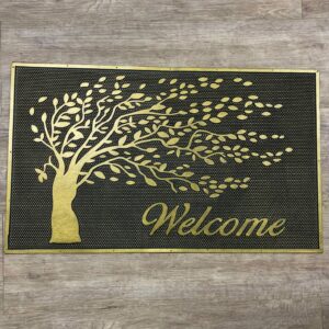 GOLD TREE WELCOME DOOR MAT
