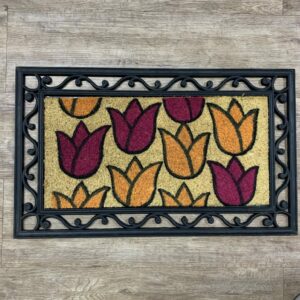 TULIP DESIGN GRASS DOORMAT